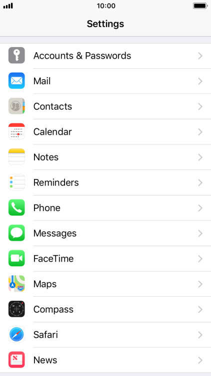 Delete Email Account Apple IPhone 8 Optus
