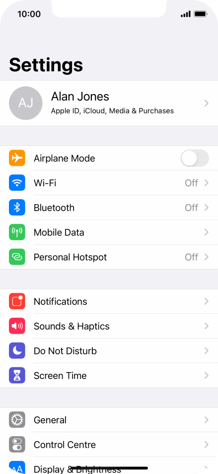 Turn mobile data on or off - Apple iPhone 12 - Optus