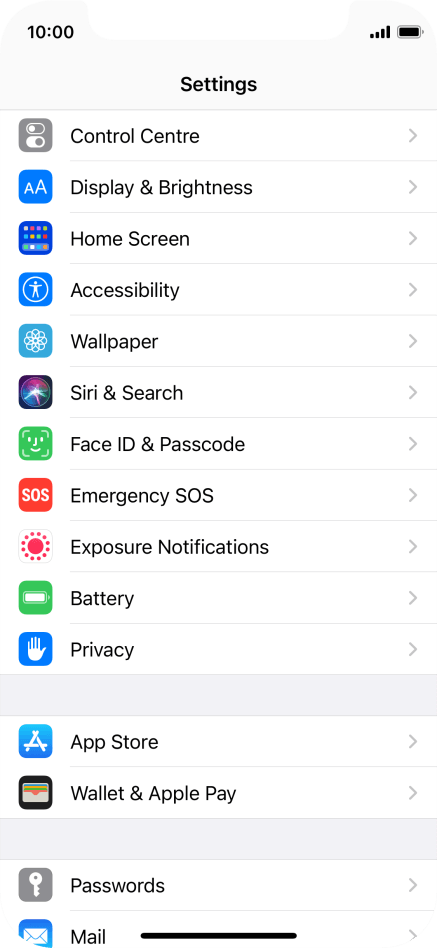 Change screen brightness - Apple iPhone 12 mini - Optus