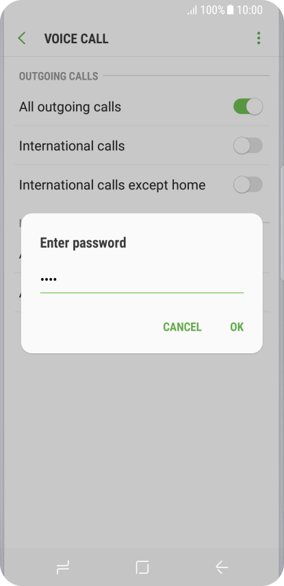call forwarding samsung s8