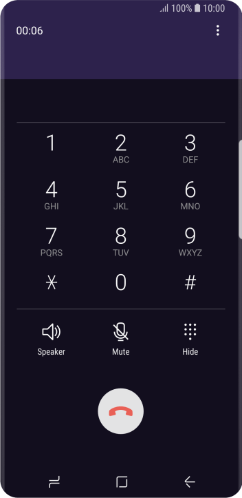 Call voicemail - Samsung Galaxy S9 - Optus