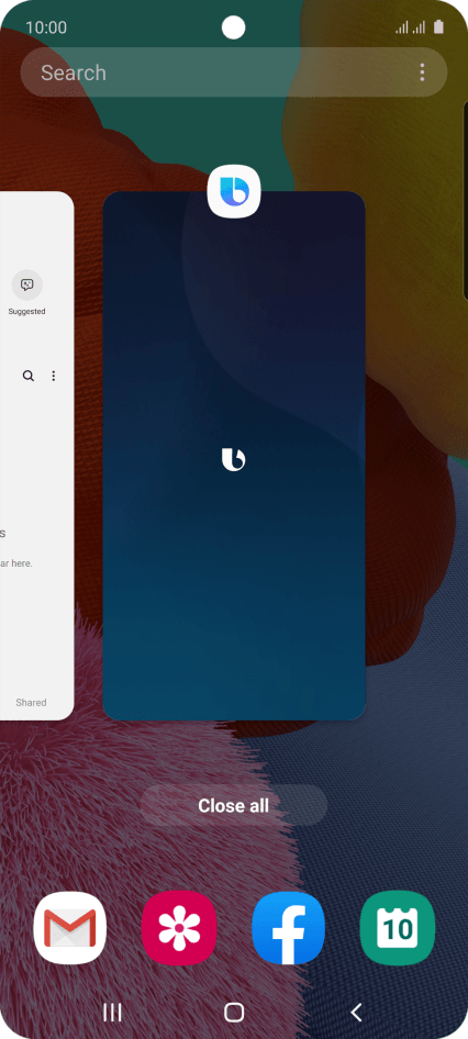 End running applications - Samsung Galaxy A51 - Optus