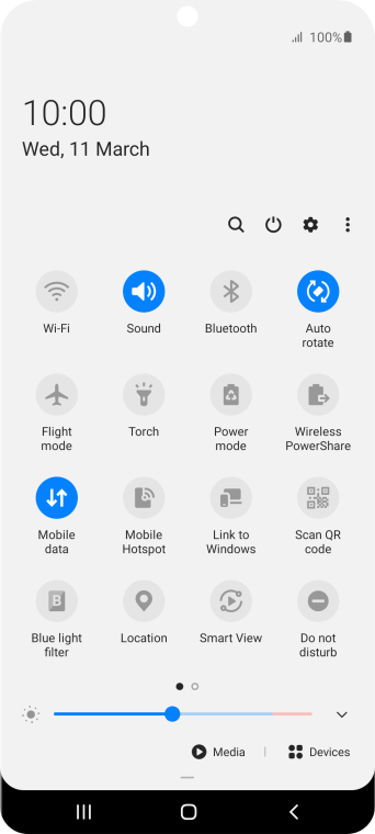 Turn mobile data on or off - Samsung Galaxy S20 Ultra 5G - Optus