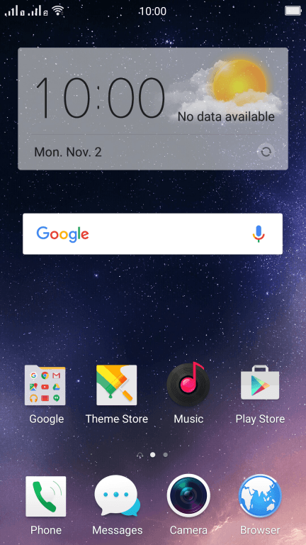 List of screen icons - OPPO R7 - Optus