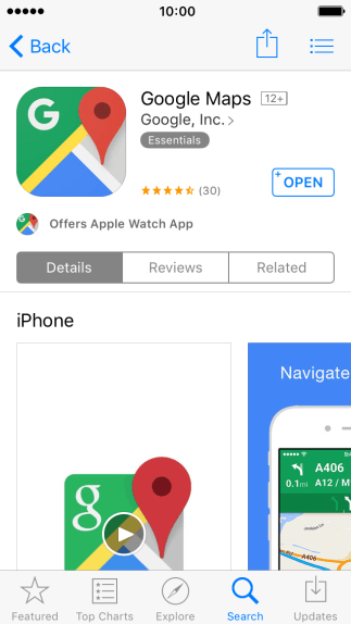 Install Google Maps Apple IPhone 5c Optus