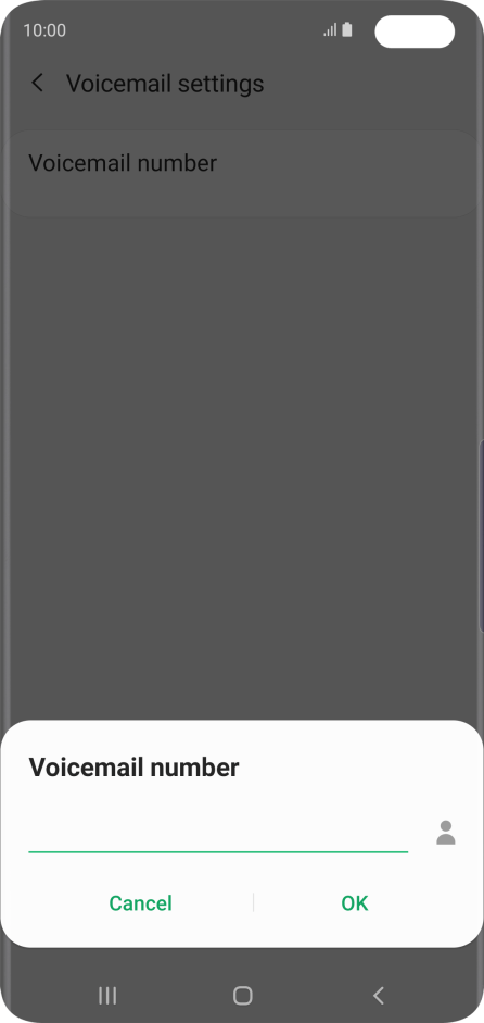 Save voicemail number - Samsung Galaxy S10+ - Optus