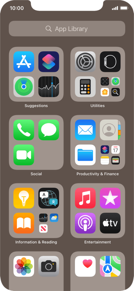 Use App Library - Apple iPhone 11 - Optus