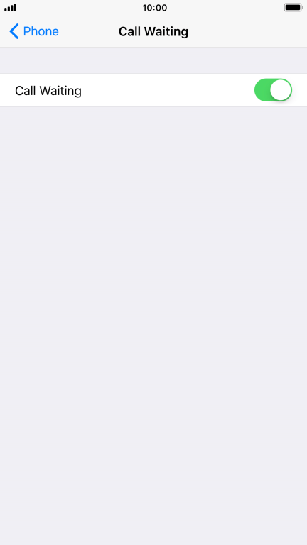Turn call waiting on or off - Apple iPhone 8 Plus - Optus