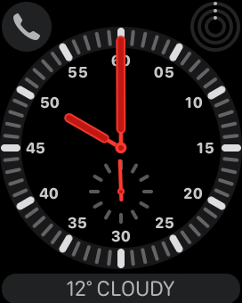 apple watch 3 home screen