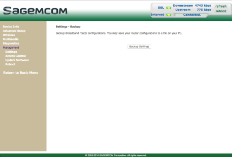 Guide To The Modem Settings Menu Sagemcom Gateway F St 3864 Optus Guide To The Modem Settings Menu Sagemcom Gateway F St 3864 Optus