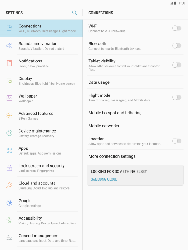 Use tablet as WiFi Hotspot Samsung Galaxy Tab S3 Optus
