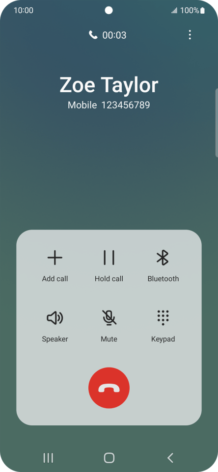 Answer call - Samsung Galaxy S22 5G - Optus
