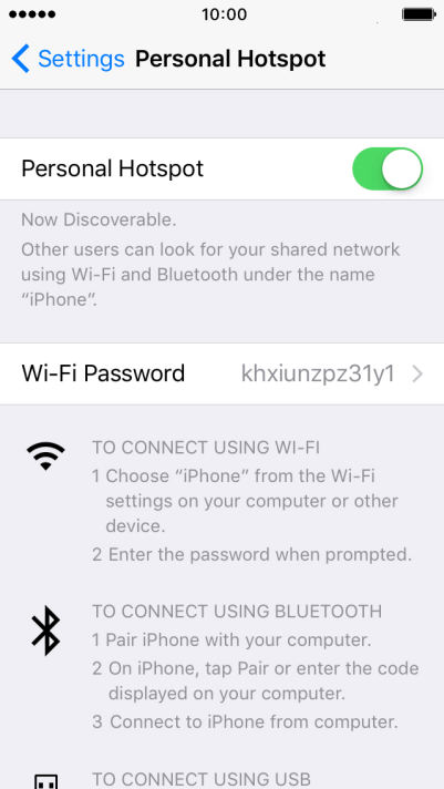 Using Tethering On My Mobile Phone Apple Iphone Se Optus