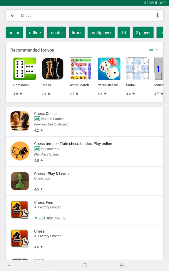 Android Apps by Chesstempo on Google Play