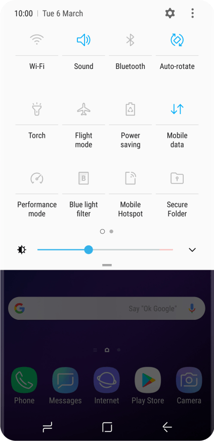 Samsung Galaxy S9 - Turn mobile data on or off | Vodafone Australia