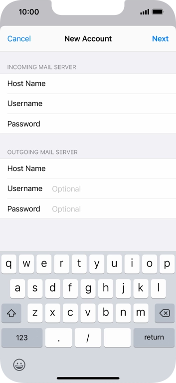 Set up your mobile phone for IMAP email - Apple iPhone 13 - Optus