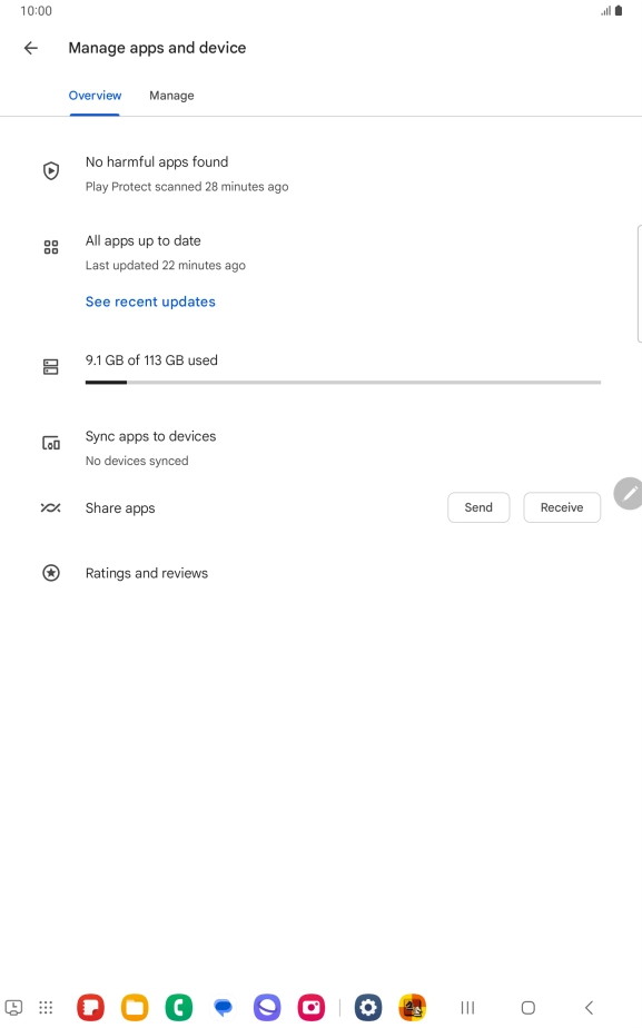 Uninstall apps Samsung Galaxy Tab S9 5G Optus