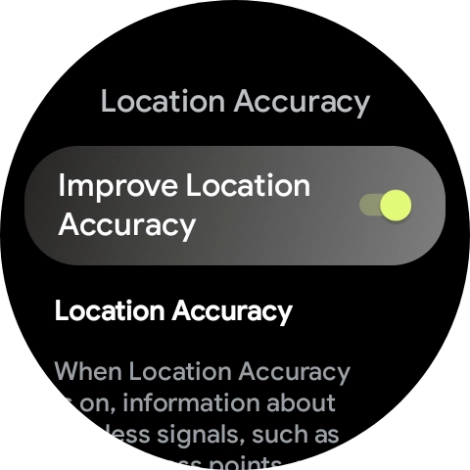 If you press the indicator next to 
