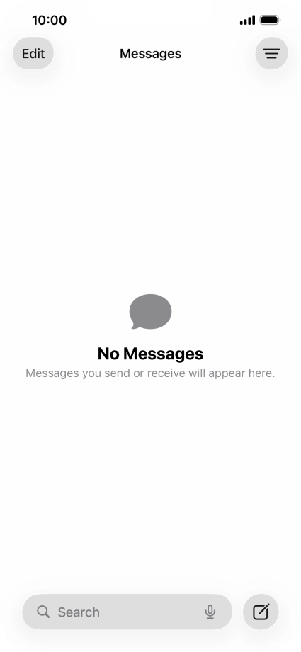 Press the new message icon.