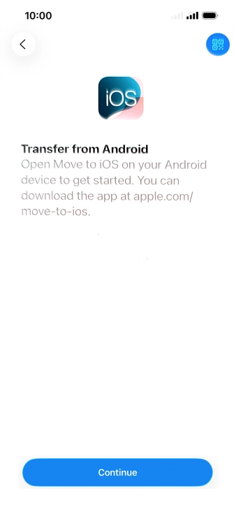 To transfer content to your phone, you need to install the app 