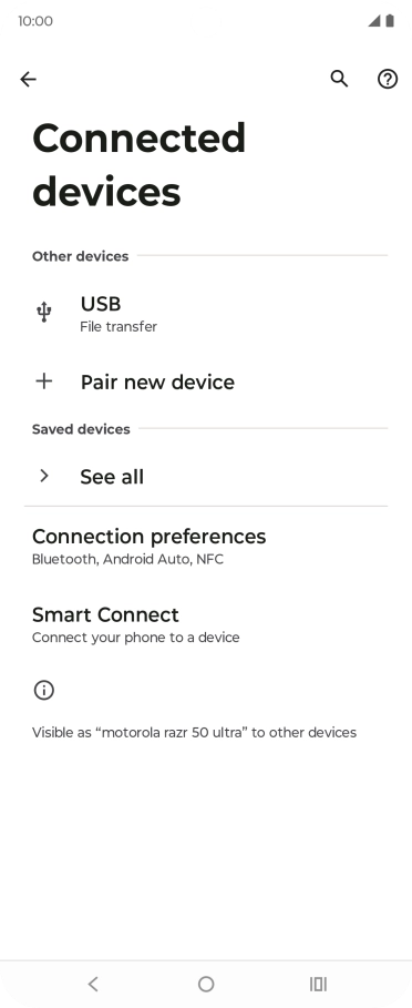 Press Pair new device.