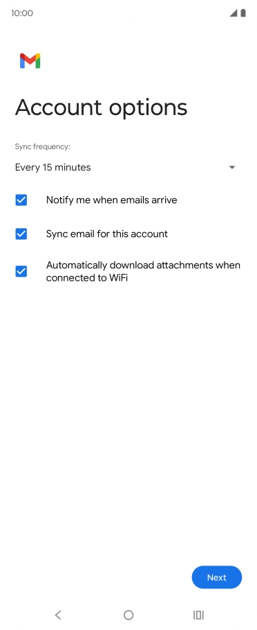 Press the drop down list below 