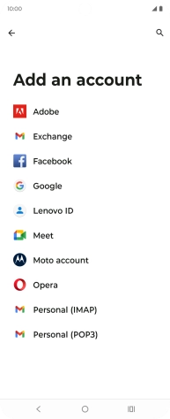Press Google.