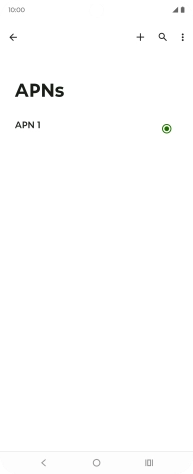 Press the new data connection icon.