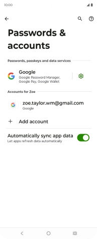 Press the Home key to return to the home screen.
