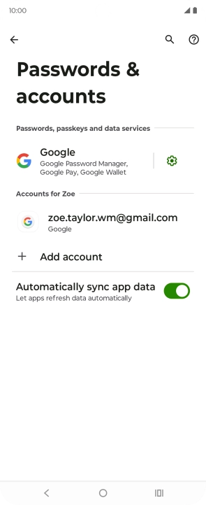 Press the Home key to return to the home screen.