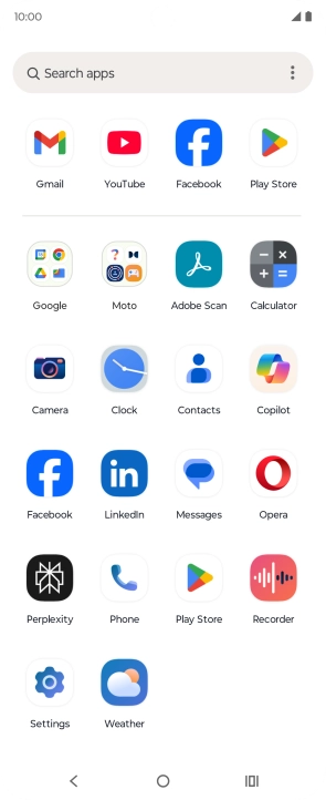 Press Google.