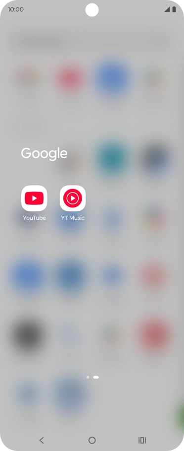 Open YouTube and go to the required video.