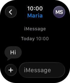 Press iMessage.