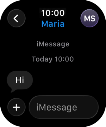 Press iMessage.