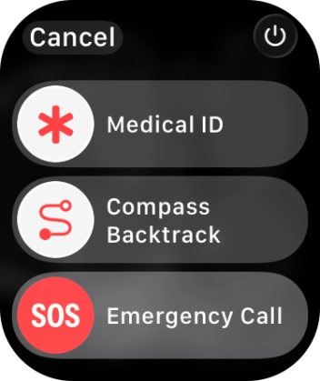 Press and hold the Side button to access the emergency call function.