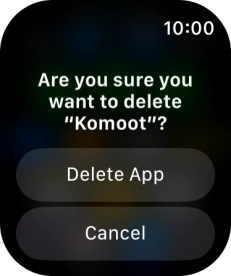 Press Delete App.