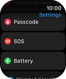 Press Passcode.