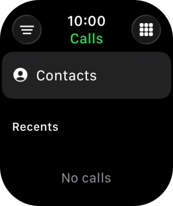 Press the keypad icon.