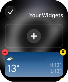 Press the confirm icon.