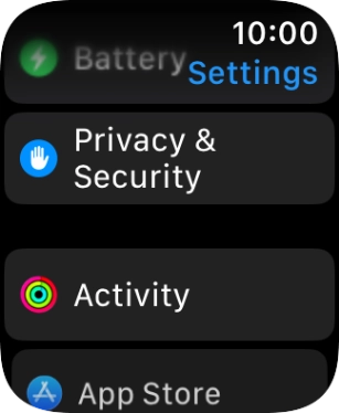 Press Privacy & Security.