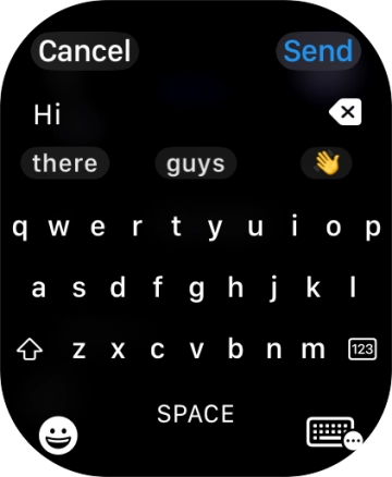 Press the input icon.
