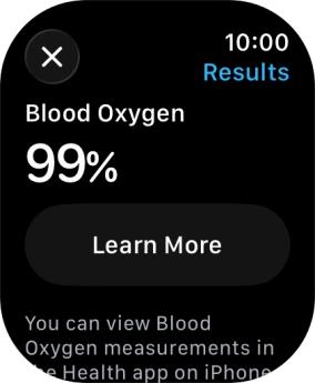 Your result is displayed on the screen.