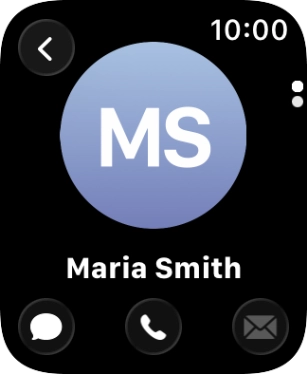 Press the call icon.