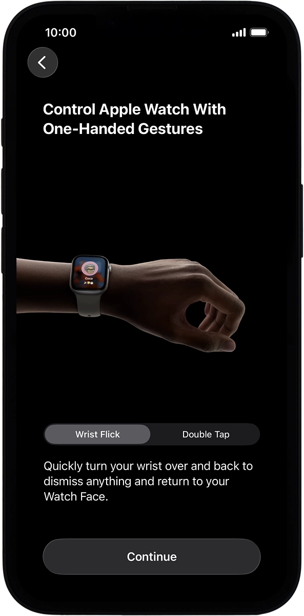 On your phone: Press Continue.