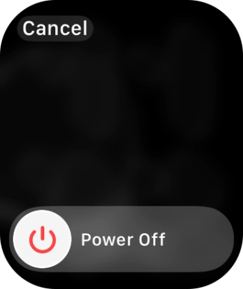 Press and drag the power off icon right.