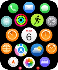 Press the Activity icon.