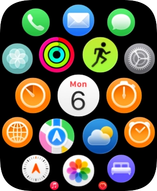 Press the Activity icon.