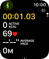 Slide your finger right starting from the left side of the screen.