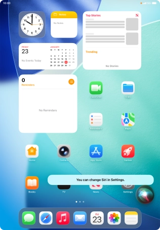 Ask questions about functions and settings on your tablet.