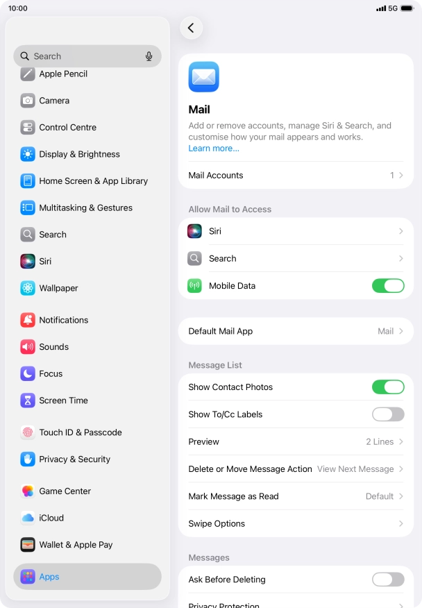 Press Mail Accounts.